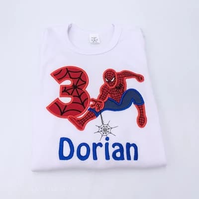 Narodeninové body, tričko Spiderman